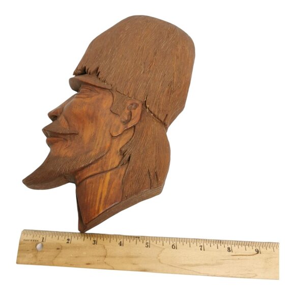 Courier de Bois Canada Wood Carving Art 10 in Art Quebec Handmade John Millar - Picture 4 of 5